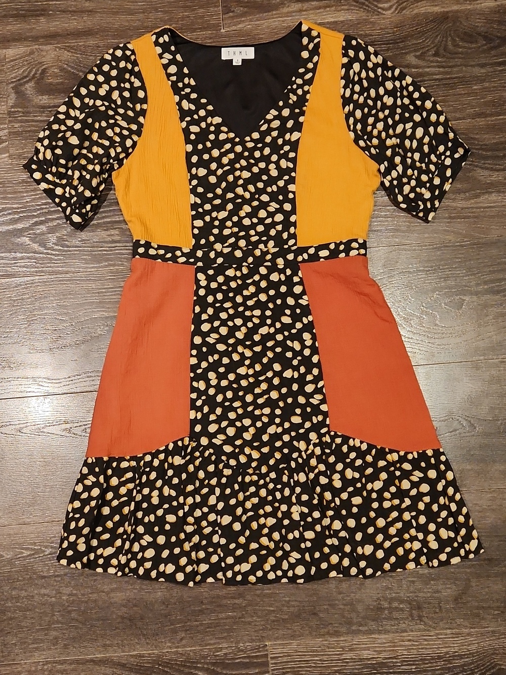❤️ THML BOHO PATCHWORK DRESS, SMALL - Picture 2 of 9